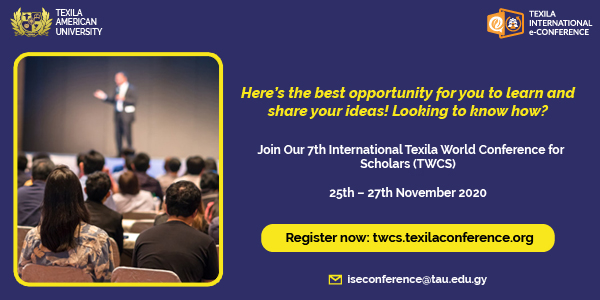 7th TWCS Conference 2020 | 25th – 27th November